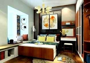 信阳现代中式卧室装修案例设计套